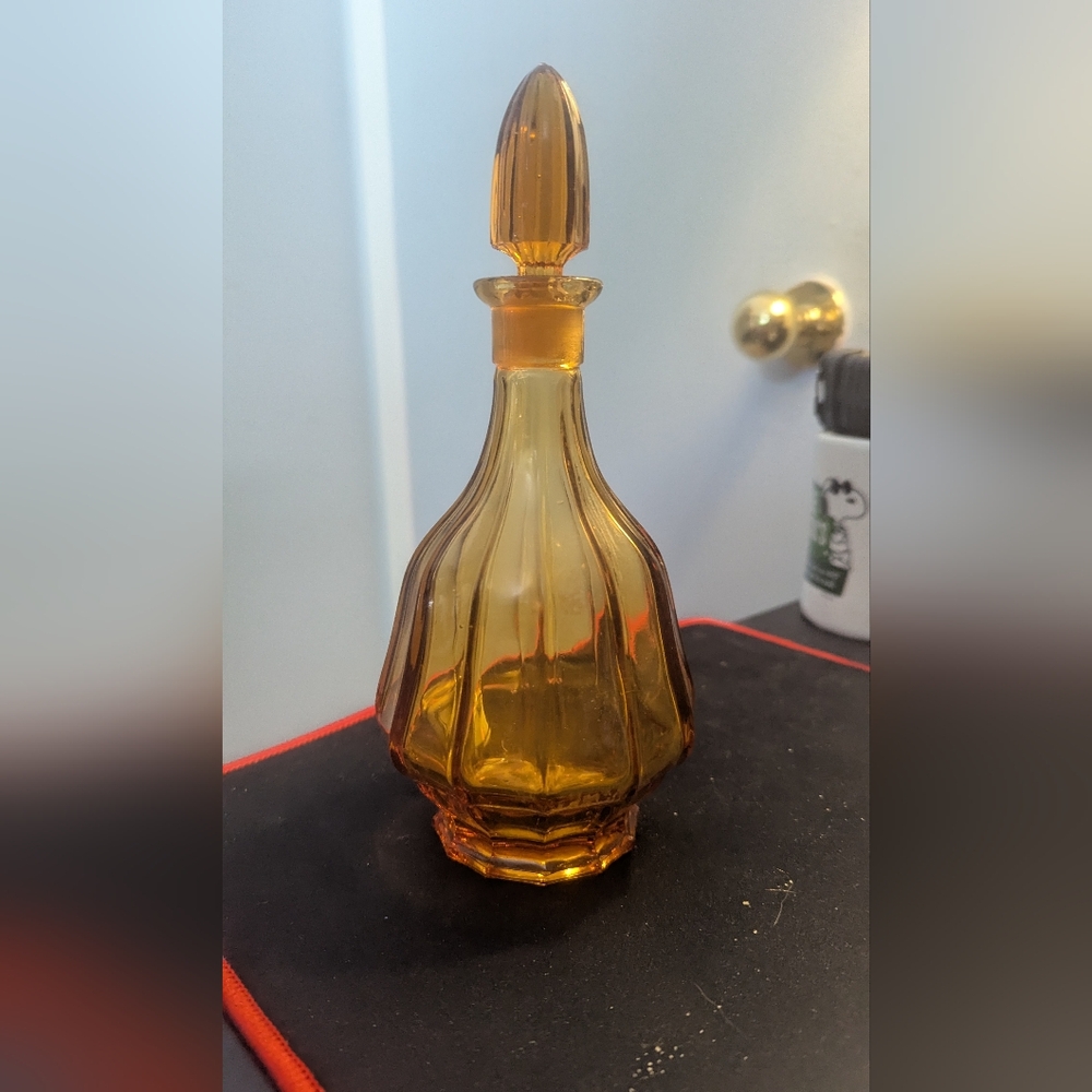 Vintage Empoli Amber DECANTER